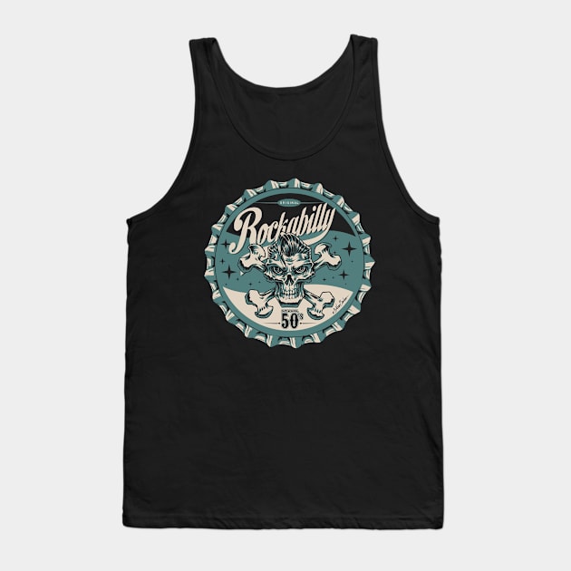 Rockabilly bagde Tank Top by nanobarbero